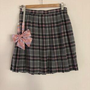 プリーツスカート & リボンタイ セット
