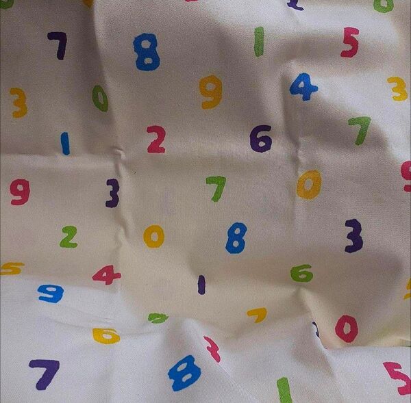 sousou ソウソウ オックス SO-SU-U 数字 生地 オフ白 54×50