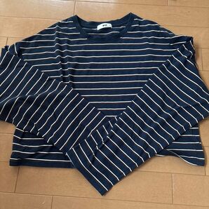 ボーダー 長袖 Tシャツ F