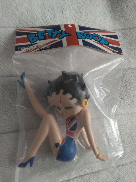 BETTY BOOP ベティ ブープ ソフトフィギュア dune テッロッド ユニオンジャック 未開封