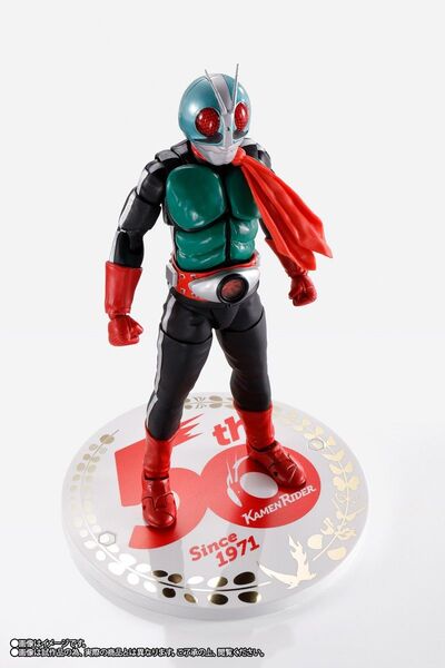 ○新品○真骨彫製法 仮面ライダー新2号 50th Anniversary Ver.○S.H.Figuarts○伝票跡無し