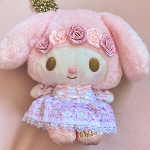 マイメロディ マイメロ リズメロ リズリサ LIZLISA ぬいぐるみポシェット ポシェット チェーン付き
