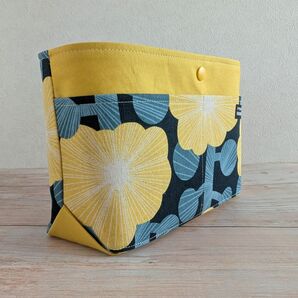 バッグインバッグ handmade diagonal flower