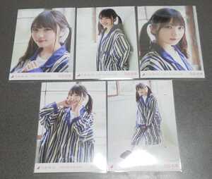 乃木坂46 与田祐希 トキトキメキメキ Web限定 生写真 5種コンプ 個別