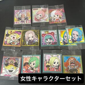 【ワンピース ウエハース】しらほし ビビ Sスネーク他 女性キャラクターセット