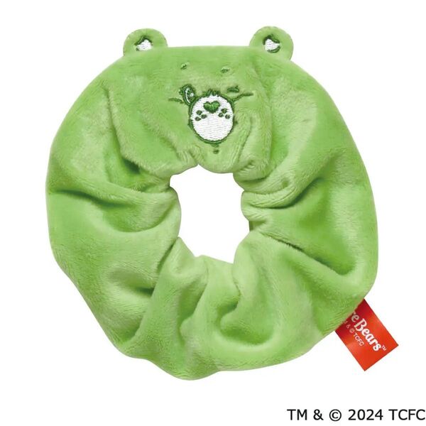新品未使用 * care bears ケアベア シュシュ ヘアゴム グリーン