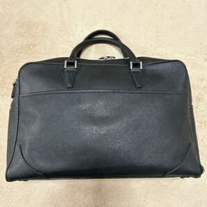 SUIT SELECTビジネスバッグ 黒 フェイクレザー