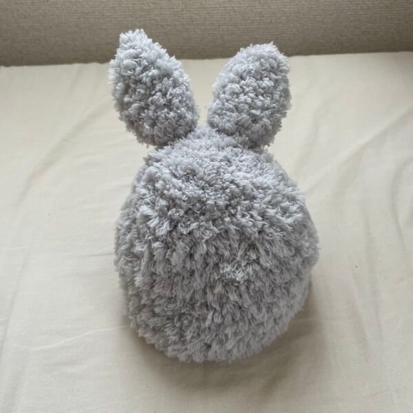 新生児 ハンドメイド ベビーもこもこうさぎ耳帽子