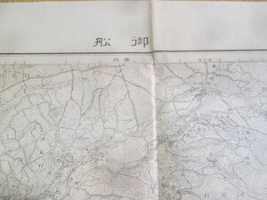 古地図　御船　５万分の１地形図◆昭和４年◆熊本県、上益城、御船町