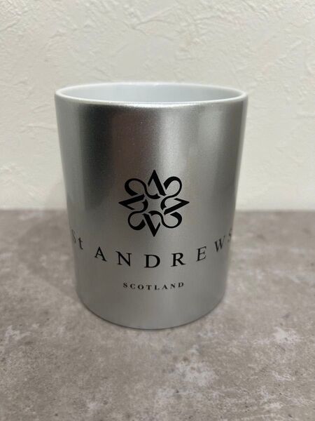 【新品】St ANDREWS/セントアンドリュース ノベルティーマグカップ メタリックシルバー 非売品