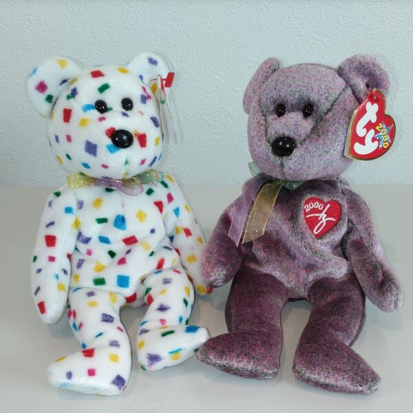 【2K】と【2000SignatureBear】Tyビーニーベイビーズです
