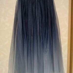 オシャレウォーカー ロングチュールスカート グラデーション