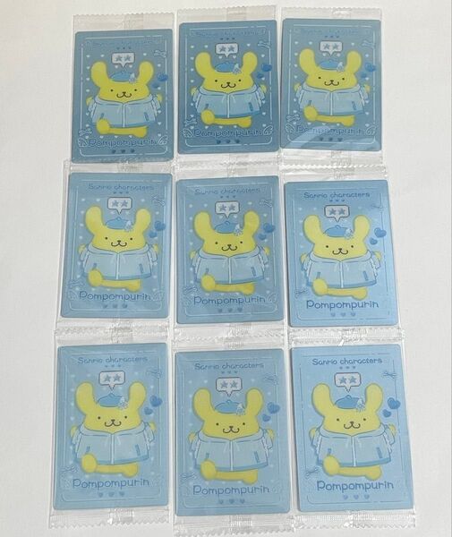 サンリオ サンリオキャラクターズ ウエハース ポムポムプリン カード 水色デイズ