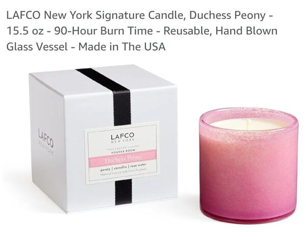 (新品未使用) LAFCO NEW YORK ラフコ ニューヨーク ピオニー キャンドル
