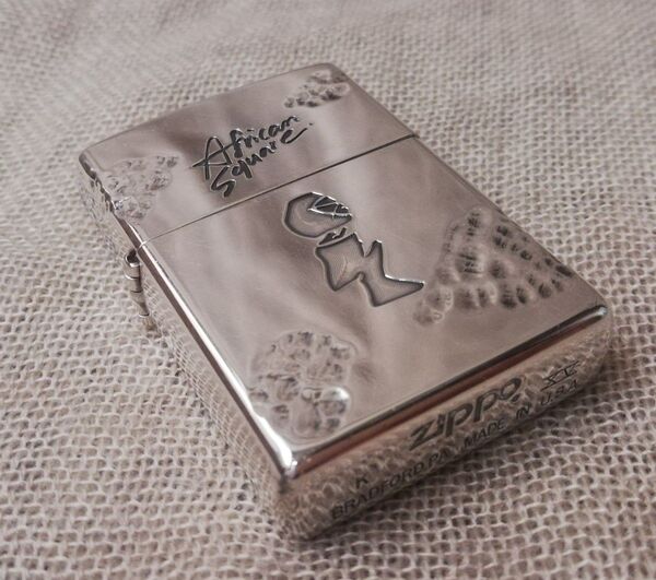 ZIPPO ジッポー アフリカン スクエア ハンマートーン