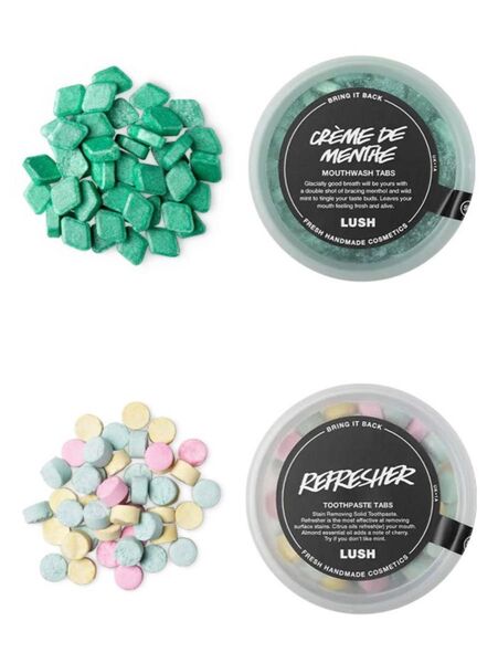 セット お試し LUSH リフレッシャー クレームドマンド タブレット ラッシュ マウスウォッシュ ティースホワイトニング