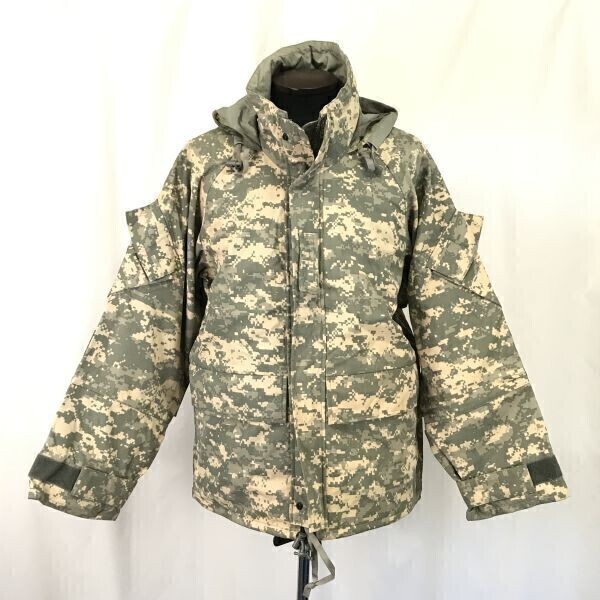 CA industries★USA/米軍/モッズコート/ミリタリーブルゾン/パーカー【size -M/カーキ/迷彩柄】Coats/Jumpers/8418-03-229-1387◆XBH110