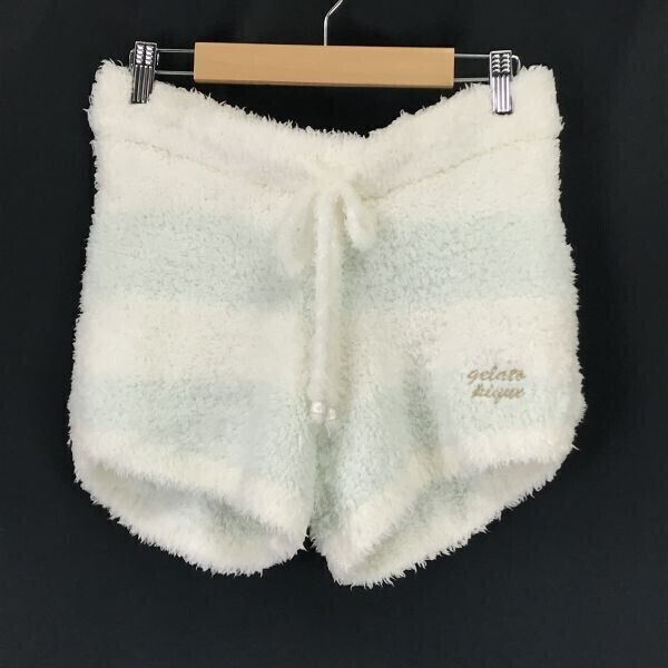 gelato pique★ショートパンツ/ルームウェア【Womens size -F/白/white/ボーダー】Shorts◆BH21