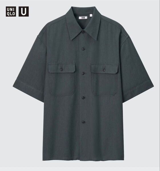 UNIQLO ユニクロU オーバーサイズワークシャツ(半袖)ルメール L 完売品 美品