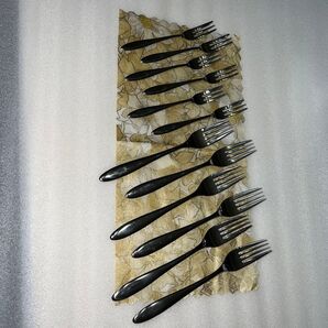 カトラリー フォーク 大6本&小6本 計12本 18-10