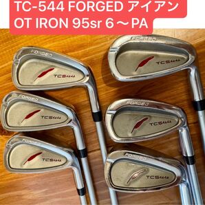値下げ!TC-544 希少セッティングOT IRON 95SR 6本 アイアンセット中古