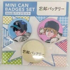 忘却バッテリー 缶バッジ 要圭 清峰葉流火 mini缶バッジ