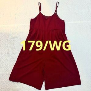 【美品】179/WG サロペット レッド