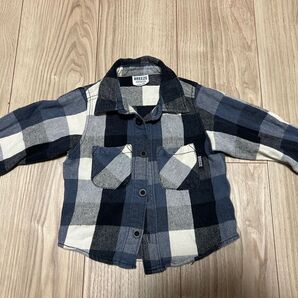 BREEZE チェックシャツ 80