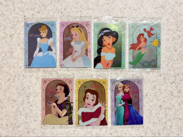 【プリンセス】Disney Characters ウエハース (7種類)
