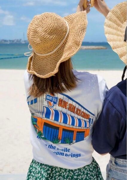 新品未開封 ブルーシール60周年リニューアルオープンコラボ限定Tシャツユニセックス 白