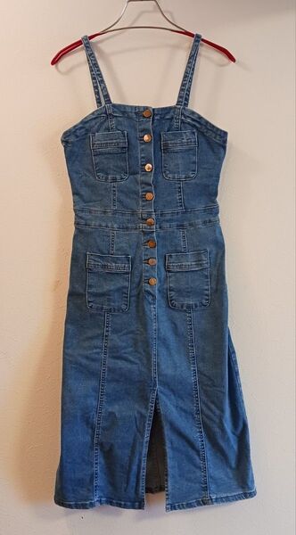 SHEIN デニムワンピ 訳あり