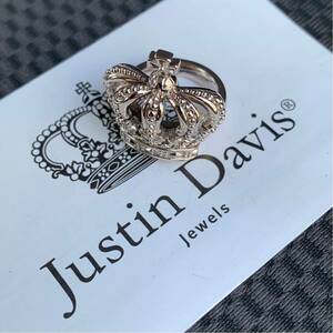 新品◆JUSTIN DAVIS◆DUTCHESS RING◆7号◆クラウンリング◆定価35,200円◆SRJ320◆廃盤◆