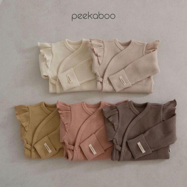 peekaboo Raon suits ロンパース 新生児 ベビー服 出産準備