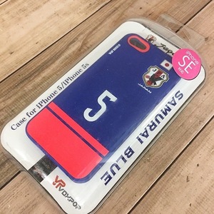 5 SAMURAI BLUE iPhone5 / iPhone5S / iPhoneSE 兼用サッカー JFA サムライブルー 長友佑都 スマホケース 外箱スリ傷特価