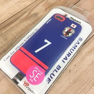 7 SAMURAI BLUE iPhone5 / iPhone5S / iPhoneSE 兼用サッカー JFA サムライブルー 遠藤保仁 柴崎岳 スマホケース 外箱スリ傷特価