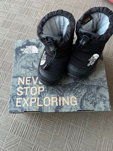 ノースフェイス THE NORTH FACE ヌプシブーツ ブラック 14cm キッズブーツ