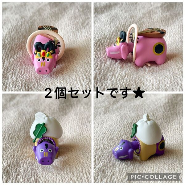 神獣ベコたち 七福神編 おめし替え 弁財天ベコ 1点布袋尊ベコ 1点/計2点セット(カテ/おもちゃ or インテリア)