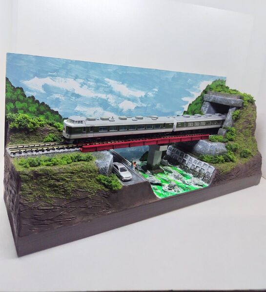 ジオラマ模型 こだわりの奥行き9cmシリーズ 鉄道編!
