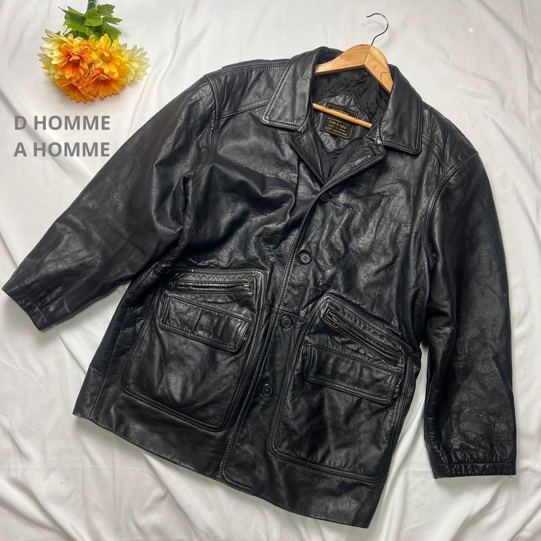 D HOMME A HOMME レザージャケットの値段と価格推移は?|8件の D HOMME A HOMME レザージャケットの値段と価格推移は?|8件の