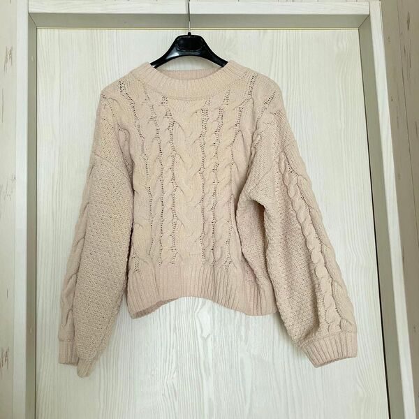 Avail アベイル ニット ベージュ 厚手 レディース トップス Sサイズ