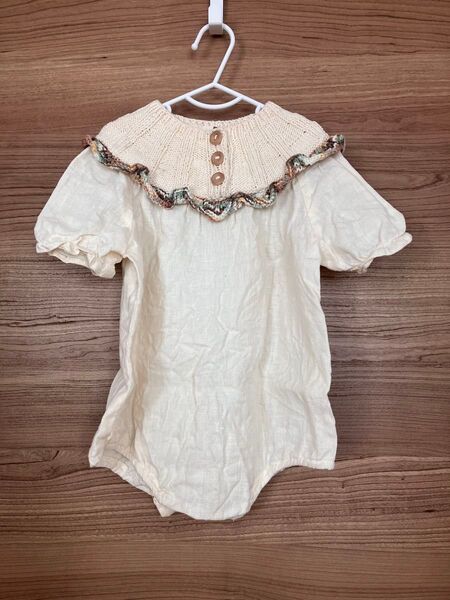 kalinka kids カリンカキッズ Dove Romper 12-18m