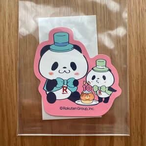 ステッカー 楽天パンダ 小パンダ 楽天オプティニズム 10周年