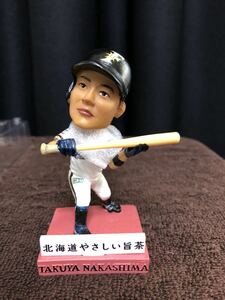 中島 卓也　TAKUYA NAKAJIMA 北海道日本ハムファイターズ ボブルヘッド　ボビングヘッド　首振り人形　中古品