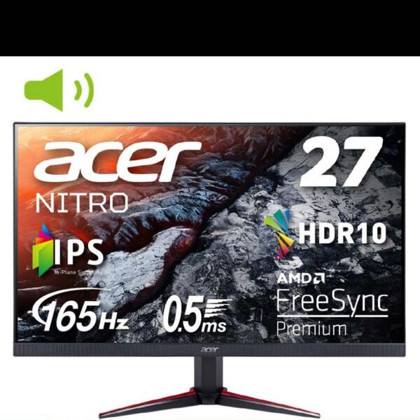 Acer ゲーミングモニター Nitro 27インチ VG270 モニター