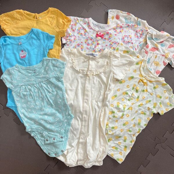 ロンパース まとめ売り 7枚セット 女の子