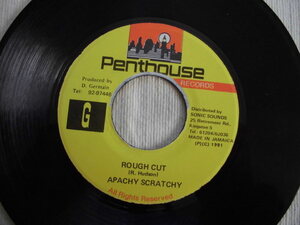 APACHY SCRATCHY 7！ROUGH CUT♪GUN MAN♪JA ORG 7インチ EP 45 