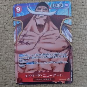ワンピースカードゲーム エドワード ニューゲート パラレル SR