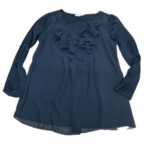 最後のお値下げ Rebecca Taylor フリルブラウス ブラック
