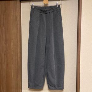 ワイドパンツ スウェット パンツ ワイド Lサイズ サーマル グレー ゆったり