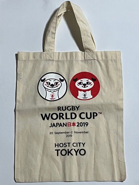 ラグビー ワールドカップ 2019 エコバッグ トートバッグ キャンバス バッグ RUGBY WORLD CUP JAPAN 日本